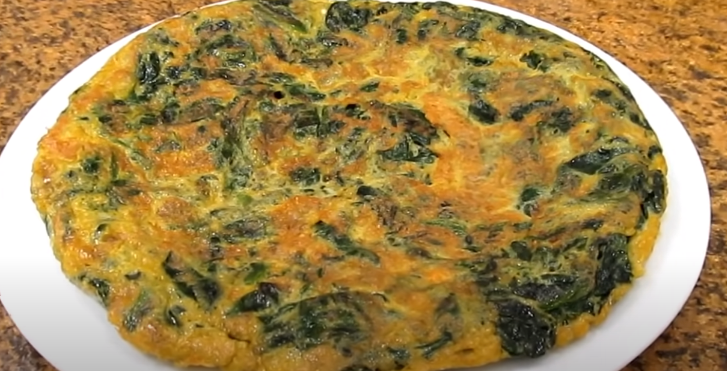 Tortilla de espinacas