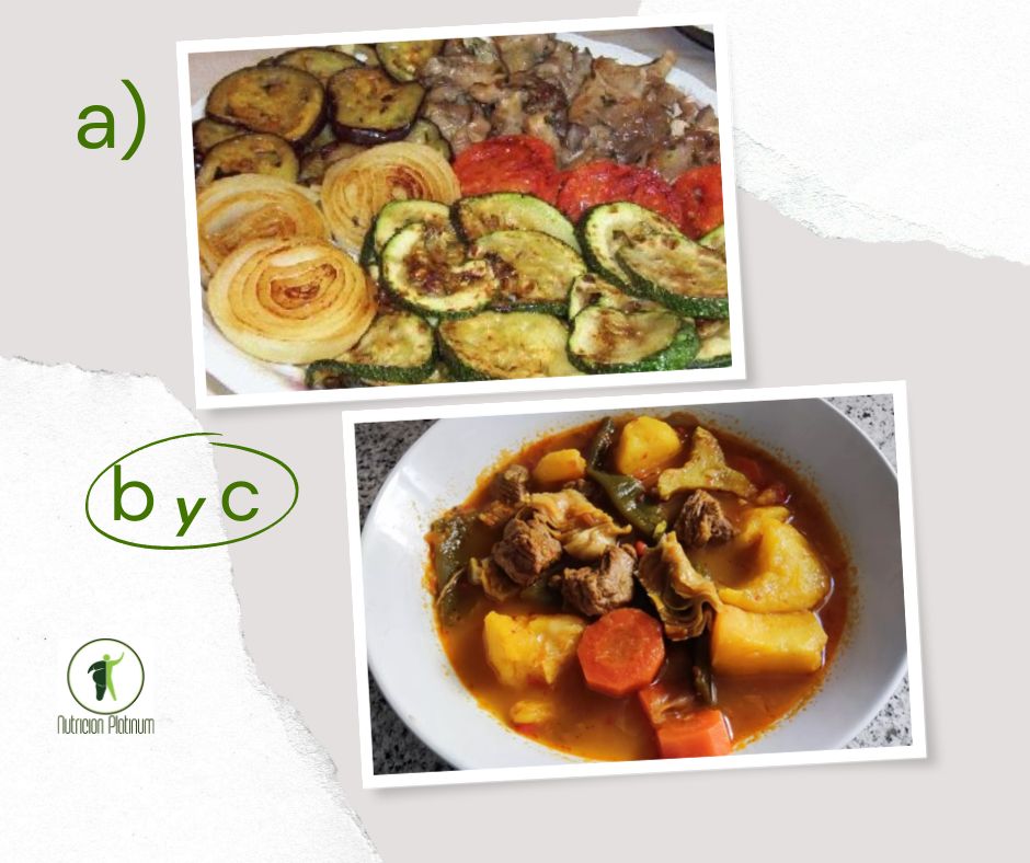 Parrillada de verduras con guisillo almeriense