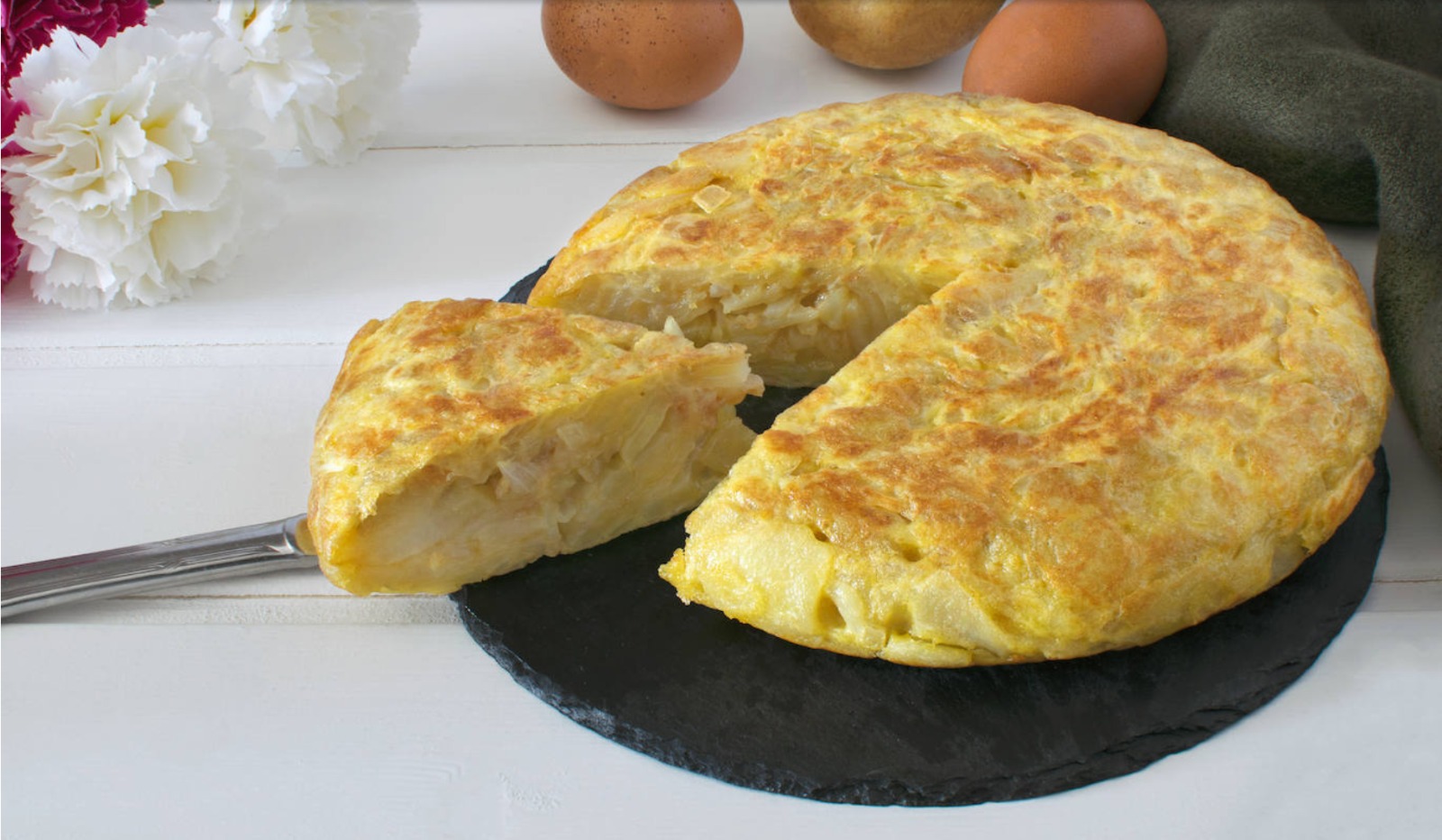 Tortilla de coliflor