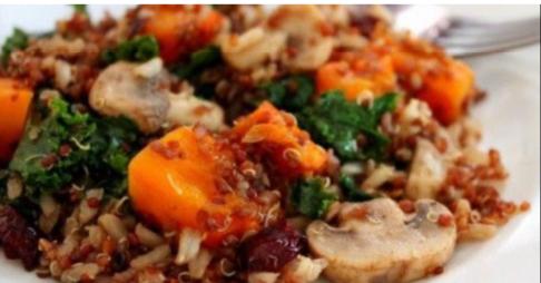 Receta de quinoa con tofu y verduritas