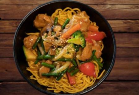 Receta con seitán al estilo teriyaki